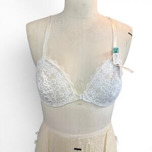lovable white underwire bra size 38B